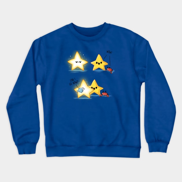 Shinny Star Crewneck Sweatshirt by Naolito